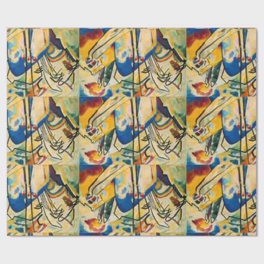 Kandinsky Abstrakt Artwork Geschenkpapier (Flach)