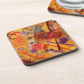 Kandinsky Abstrakt Artwork Getränkeuntersetzer (Linke Seite)