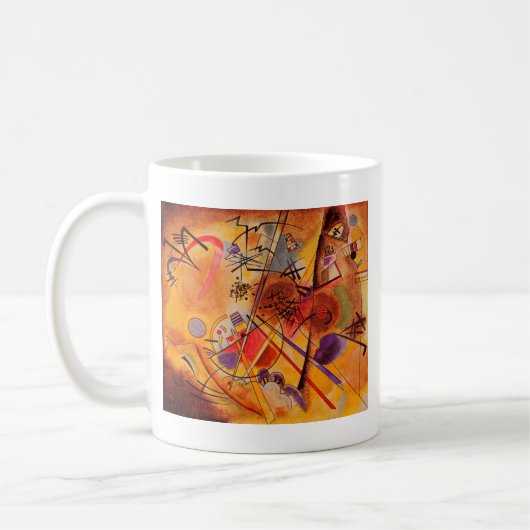 Kandinsky Abstrakt Artwork Kaffeetasse (Links)