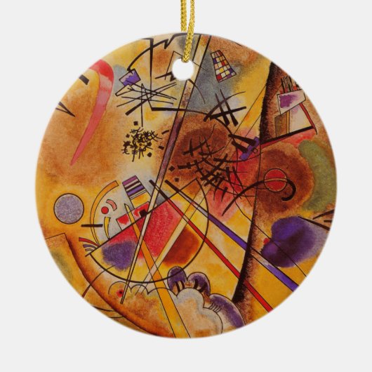 Kandinsky Abstrakt Artwork Keramik Ornament (Vorne)