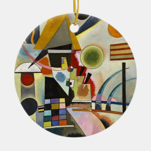 Kandinsky Abstrakt Artwork Keramik Ornament (Vorne)