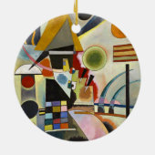 Kandinsky Abstrakt Artwork Keramik Ornament (Hinten)
