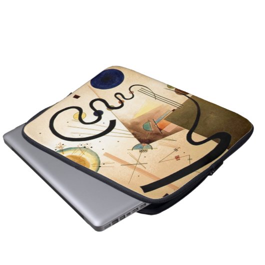 Kandinsky Abstrakt Artwork Laptopschutzhülle (Vorne Knopf)