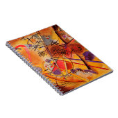 Kandinsky Abstrakt Artwork Notizblock (Rechte Seite)