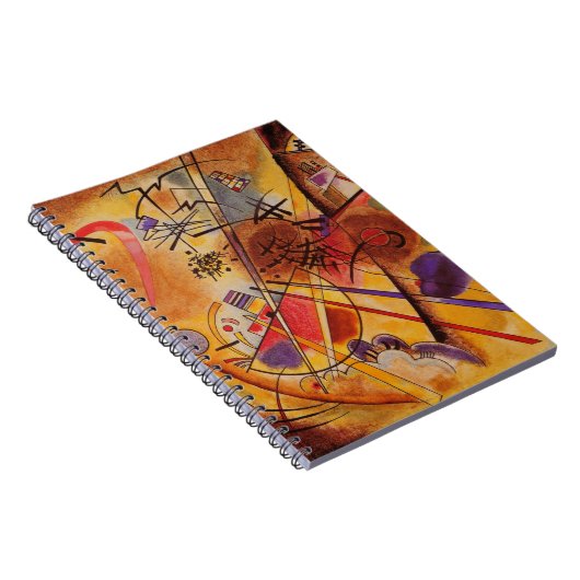Kandinsky Abstrakt Artwork Notizblock (Rechte Seite)