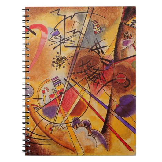 Kandinsky Abstrakt Artwork Notizblock (Vorderseite)