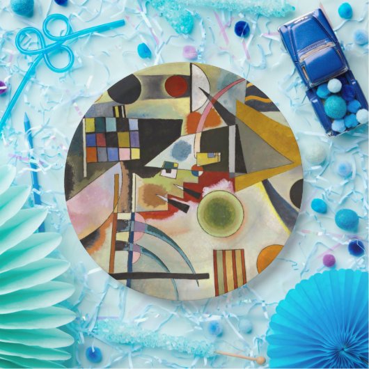 Kandinsky Abstrakt Artwork Pappteller (Party)