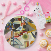 Kandinsky Abstrakt Artwork Pappteller (Party)