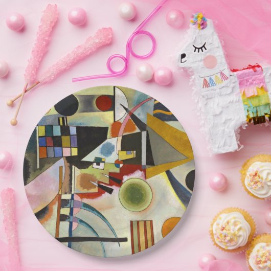 Kandinsky Abstrakt Artwork Pappteller (Party)