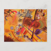 Kandinsky Abstrakt Artwork Postkarte (Vorderseite)