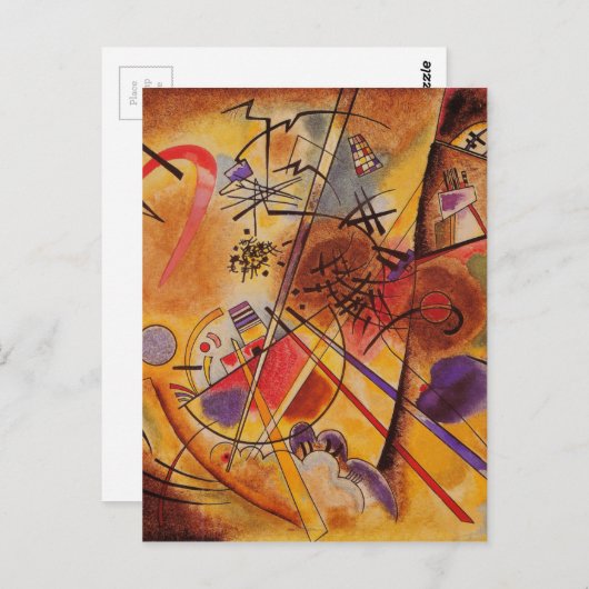 Kandinsky Abstrakt Artwork Postkarte (Vorne/Hinten)