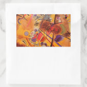 Kandinsky Abstrakt Artwork Rechteckiger Aufkleber (Tasche)