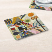 Kandinsky Abstrakt Artwork Rechteckiger Pappuntersetzer (angewinkelt)