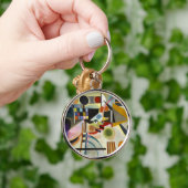 Kandinsky Abstrakt Artwork Schlüsselanhänger (Hand)