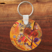 Kandinsky Abstrakt Artwork Schlüsselanhänger (Vorderseite)