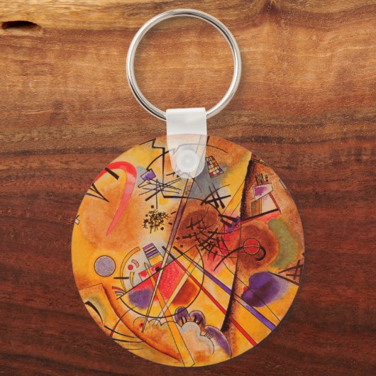 Kandinsky Abstrakt Artwork Schlüsselanhänger (Vorderseite)