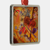 Kandinsky Abstrakt Artwork Silbernes Ornament (Rechts)