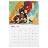 Kandinsky Abstrakt Artworks Kalender (Feb 2027)