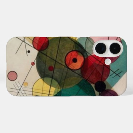 Kandinsky Abstrakt Circles Case-Mate iPhone Hülle (Rückseite (Horizontal))