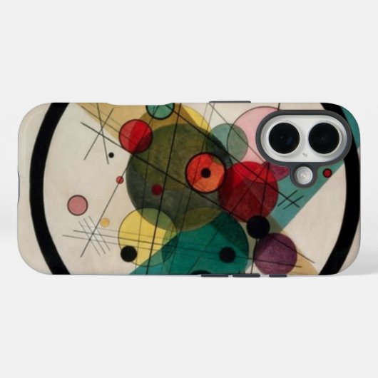 Kandinsky Abstrakt Circles Case-Mate iPhone Hülle (Rückseite (Horizontal))