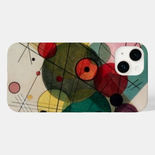 Kandinsky Abstrakt Circles Case-Mate iPhone Hülle (Rückseite (Horizontal))