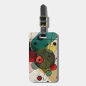 Kandinsky Abstrakt Circles Gepäcksbag Tag Gepäckanhänger (Vorderseite vertikal)