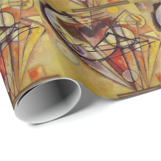 Kandinsky Abstrakt Circles Geschenkpapier (Rolleneckpunkt)