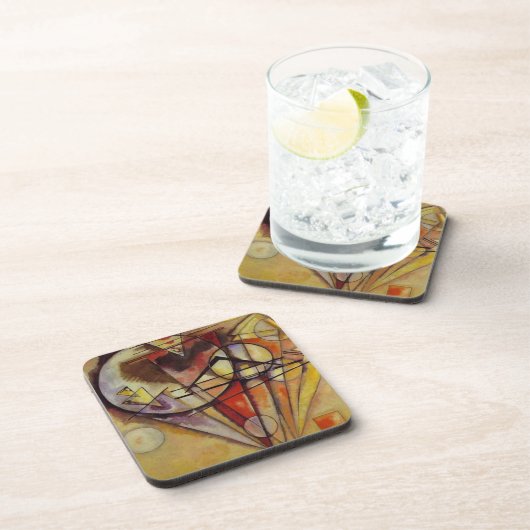 Kandinsky Abstrakt Circles Getränkeuntersetzer (Rechte Seite)