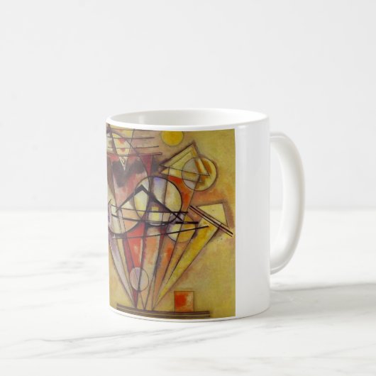Kandinsky Abstrakt Circles Kaffeetasse (VorderseiteRechts)