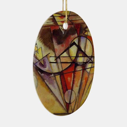 Kandinsky Abstrakt Circles Keramik Ornament (Rechts)