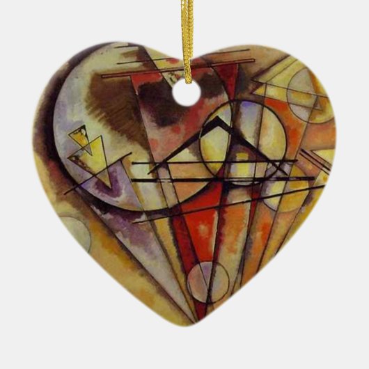Kandinsky Abstrakt Circles Keramikornament (Vorne)