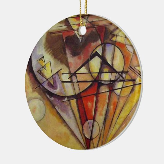Kandinsky Abstrakt Circles Keramikornament (Links)