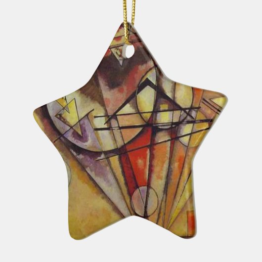 Kandinsky Abstrakt Circles Keramikornament (Links)