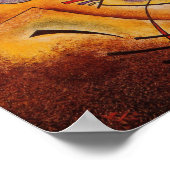 Kandinsky Abstrakt Circles Leinwand Malerei Kunstw Poster (Ecke)