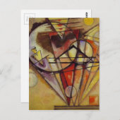 Kandinsky Abstrakt Circles Postkarte (Vorne/Hinten)