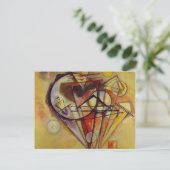 Kandinsky Abstrakt Circles Postkarte (Stehend Vorderseite)