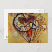 Kandinsky Abstrakt Circles Postkarte (Vorne/Hinten)