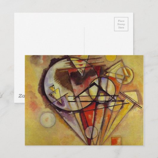 Kandinsky Abstrakt Circles Postkarte (Vorne/Hinten)