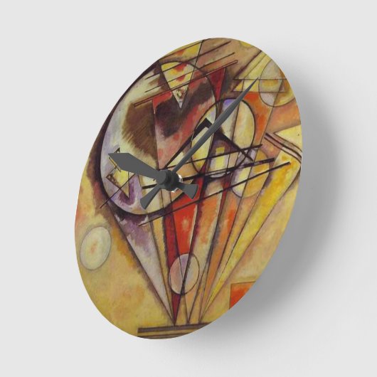 Kandinsky Abstrakt Circles Runde Wanduhr (Winkel)