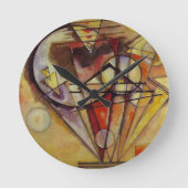 Kandinsky Abstrakt Circles Runde Wanduhr (Vorderseite)