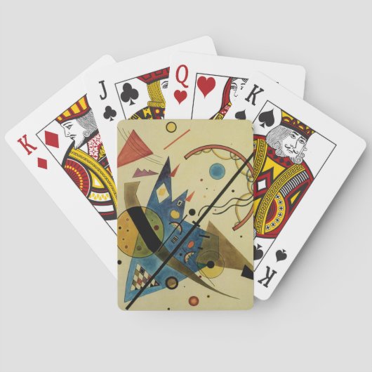 Kandinsky Abstrakt Circles Shapes Spielkarten (Rückseite)