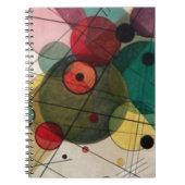 Kandinsky Abstrakt Circles Spiral Foto Notebook Notizblock (Vorderseite)