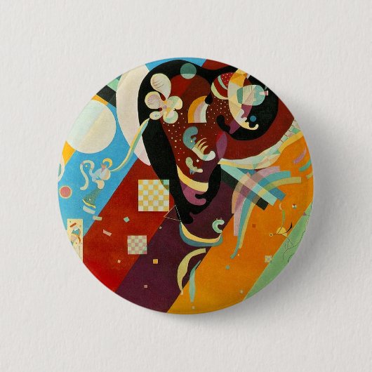 Kandinsky Abstrakt Compositon IX Button (Vorderseite)