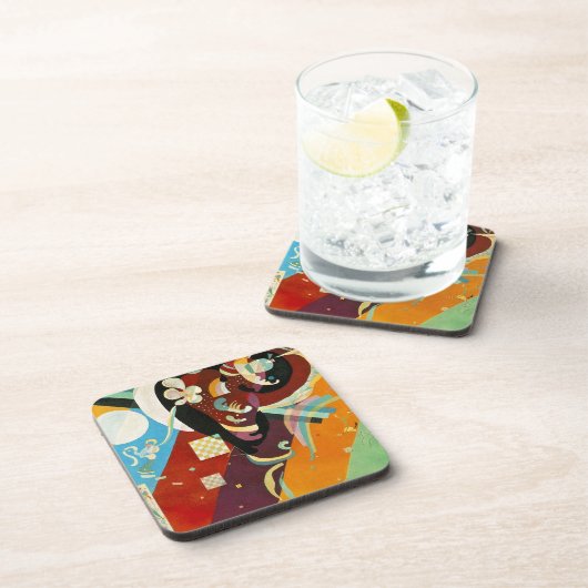 Kandinsky Abstrakt Compositon IX Getränkeuntersetzer (Rechte Seite)