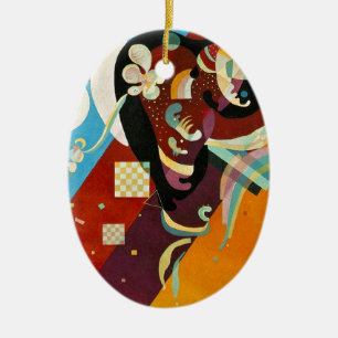 Kandinsky Abstrakt Compositon IX Keramikornament