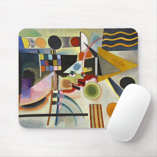 Kandinsky Abstrakt Expressionist Artwork Mousepad (Mit Mouse)