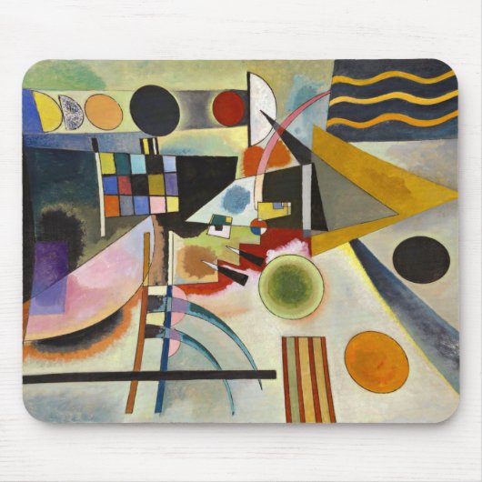 Kandinsky Abstrakt Expressionist Artwork Mousepad (Vorne)