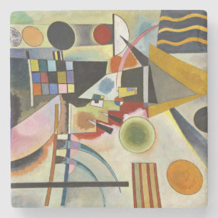 Kandinsky Abstrakt Expressionist Artwork Steinuntersetzer