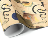 Kandinsky Abstrakt Geschenkpapier (Rolleneckpunkt)