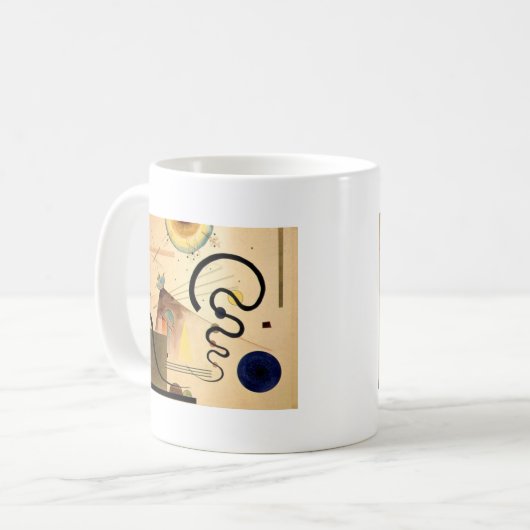 Kandinsky Abstrakt Kaffeetasse (Vorderseite Links)